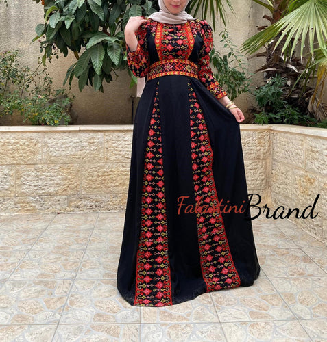 Stunning Black Embroidered Dress