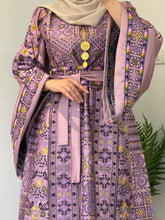 Durra Pink Satin Elegant Wide Sleeves Full Embroidered Thob Dress