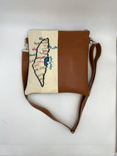 Palestine Map Brown Shoulder Bag