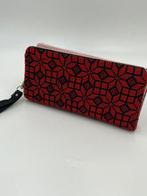 Hand embroidered Red Wallet with amazing embroidery