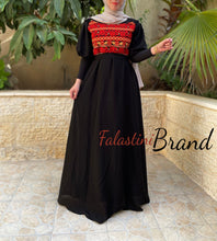 Cute Elegant Short Sleeve Off Shoulder Dress with Beige and Red Embroidery
