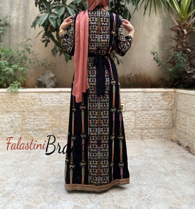 All Embroidery Unique Design Abaya Dress