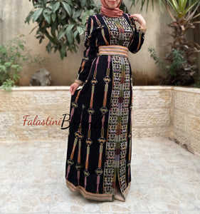 All Embroidery Unique Design Abaya Dress