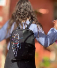 Palestine Bag - Leather Hand Embroidered Backpack